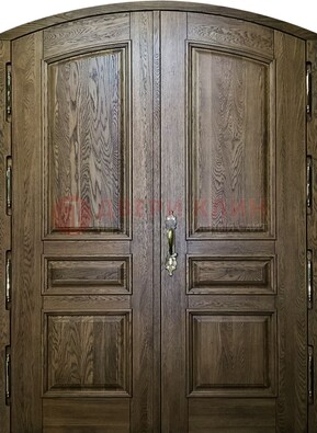 Долговечная арочная дверь с отделкой массив ДА-25 в Краснознаменске