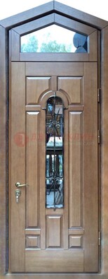 Железная дверь Винорит с фрамугой для частного дома ДФГ-34 в Краснознаменске