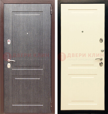 Серая стальная дверь с МДФ ДМ-129 в Сергиевом Посаде