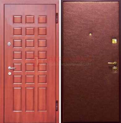Входная дверь с МДФ и винилискожей ДМ-178 для офиса в Электрогорске