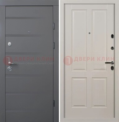 Квартирная железная дверь с МДФ панелями ДМ-423 в Краснознаменске