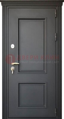 Чёрная дверь с МДФ ДМ-520 в Краснознаменске