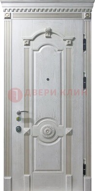 Белая дверь с МДФ ДМ-525 в Краснознаменске