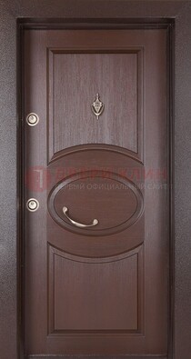 Железная дверь с массивом дуба в стиле классика ДМД-55 в Краснознаменске