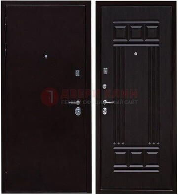 Темная стальная дверь с порошковым напылением ДП-140 в Краснознаменске
