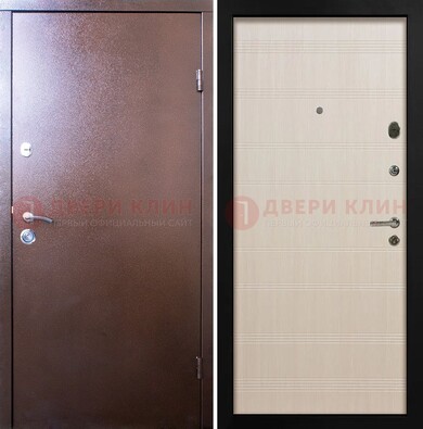 Входная дверь с порошковым покрытием и терморазрывом МДФ ДП-210 в Краснознаменске