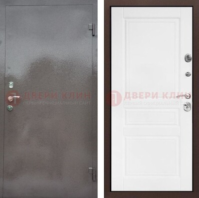 Входная стальная дверь с порошковым окрасом и МДФ внутри ДП-311 в Краснознаменске