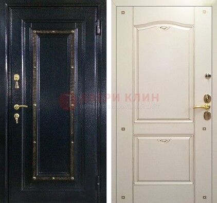 Входная дверь Дверь с золотистым декором ДПР-3 в Краснознаменске