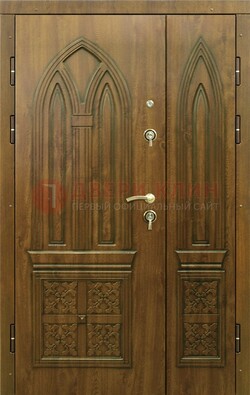 Входная дверь с виноритом и узором ДВТ-181 в Краснознаменске