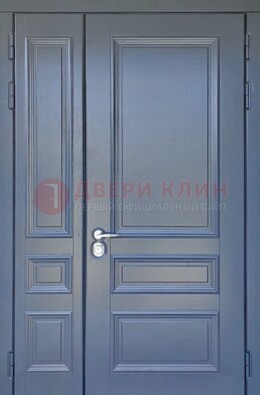 Темно-серая железная дверь с виноритом ДВТ-242 в Краснознаменске