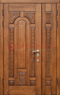 Полуторная железная дверь винорит для дома ДВТ-252 в Краснознаменске